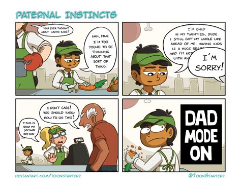 Paternal Instincts by ToonStarterz on DeviantArt