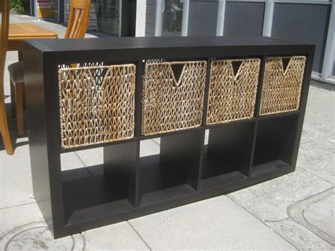 Storage Cubes With Baskets and nice 6-Cube Horizontal Organizer, black design | Furniture ...