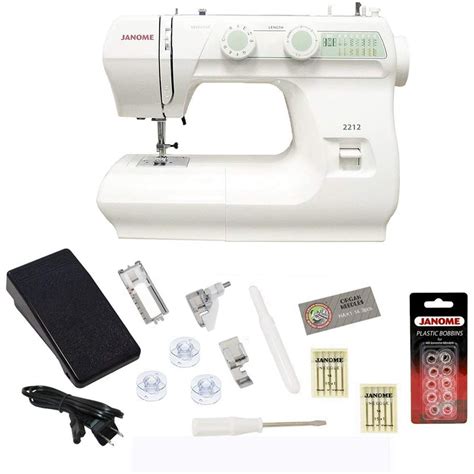 Janome 2212 Sewing Machine Includes Exclusive Bonus Bundle - Walmart.com - Walmart.com