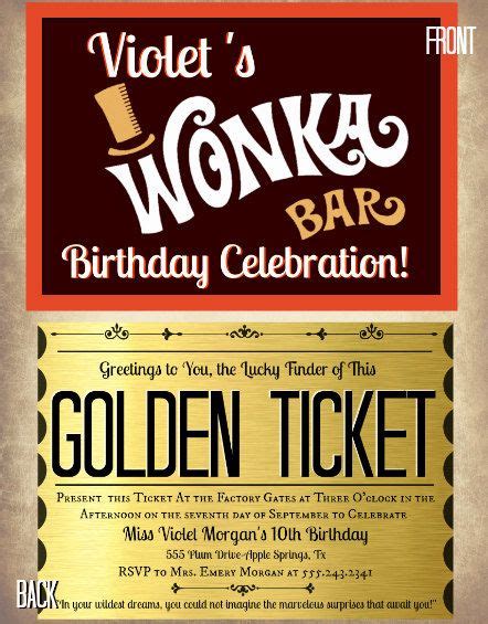 Birthday: Willy Wonka