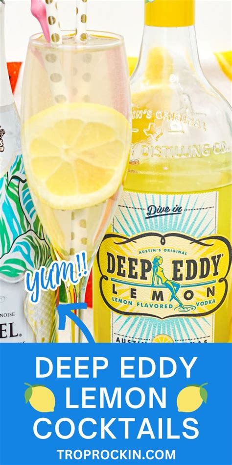 Deep eddy vodka lemonade fizz – Artofit