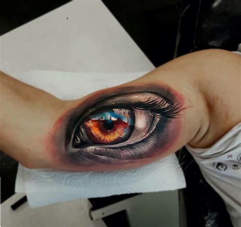 3D Realistic Eyeball Tattoos of the Day!