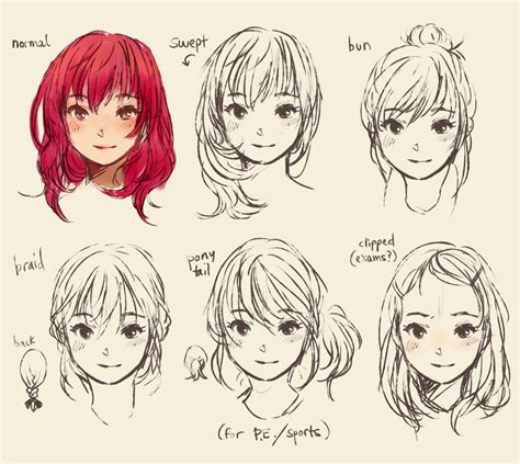 ―For the hair | How to draw hair, Sketches, Manga hair