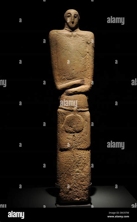 Arabic peninsula. Anthropomorphe Stele. 3rd century BC. Tayma, Saudi ...