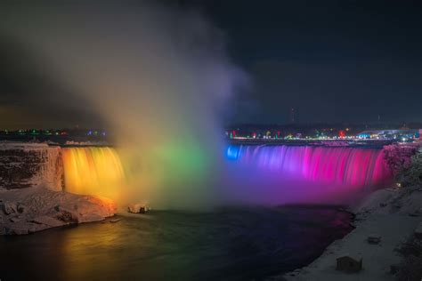 Niagara Falls Light Show - Night Illumination + Schedule