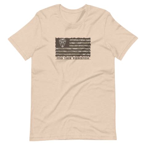 Camo American Flag T-Shirt - Harvesting Nature