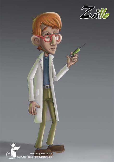 Scientist - character design | Character design, Character concept, Rpg character