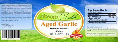 Buy Aged Garlic Extract Capsules No Odor - Improve Immunity