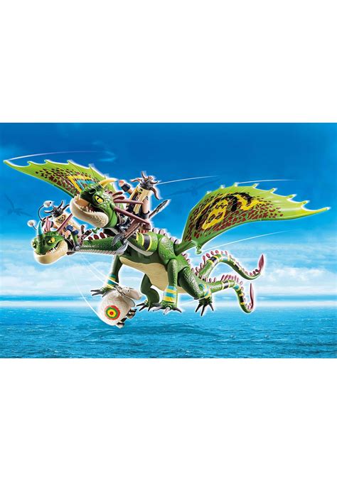 Playmobil Dragon Racing Playset: Ruffnut and Tuffnut with Barf and Belch