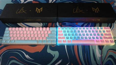 New Clix X Matrix Keyboard Unboxing! *Blue Switches and Silver Speed ...