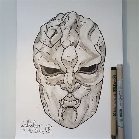 [Fanart] Day 15: Legend. The Stone Mask that started it all ...