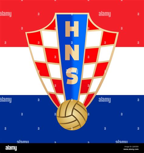 Croatia football federation logo with national flag, FIFA World Cup ...