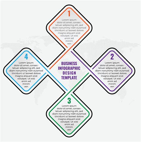 4 Steps Infographics Chart Design Element. For Data Presentation ...