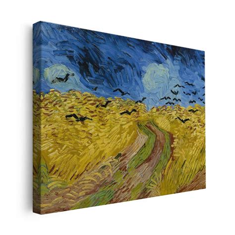 Wheatfield With Crows Van Gogh Wall Art Wheatfield With Crows Canvas ...