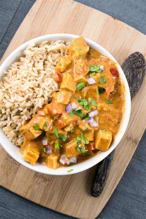 Tofu Tikka Masala Recipe | Dairy-free, Vegan | Slow Cooker Option