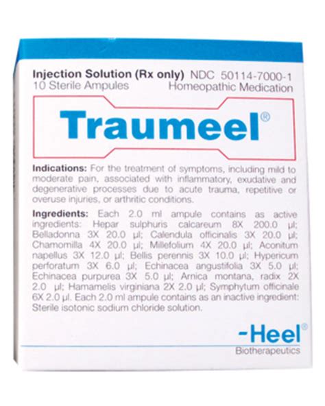 Traumeel Injection | FarmVet