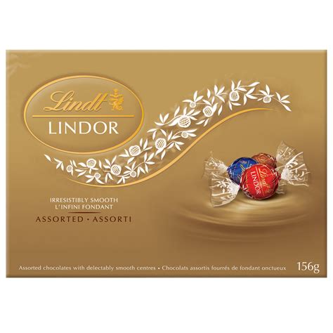 Lindt LINDOR Assorted Milk & Dark Chocolate Truffles Box 156g – Lindt ...