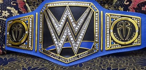 Undisputed Universal Championship Belt WWE Title 2022 - Roman Reigns