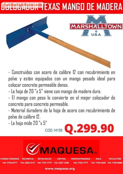 HERRAMIENTAS DE CONCRETO MARSHALLTOWN - Ferretería, Herramientas y...