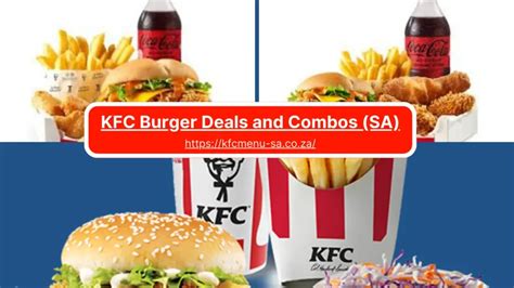 KFC Burger Menu With Prices for 2024 in South Africa