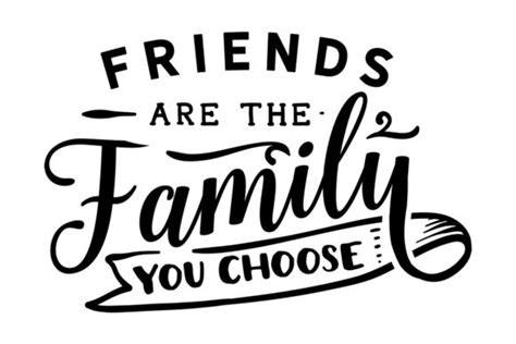 Friends Are the Family You Choose SVG Cut file by Creative Fabrica Crafts · Creative Fabrica