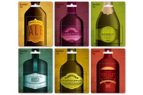 Bevmo Giftcards, a nod to beverage packaging. — The Dieline | Packaging & Branding Design ...