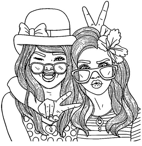 BFF Coloring Pages Printable for Free Download