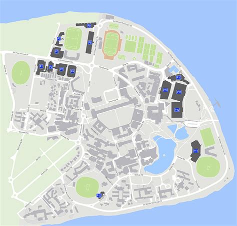 St Lucia Campus Map - America Map