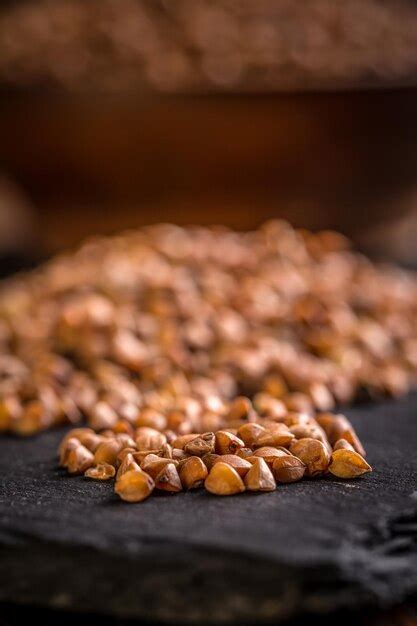 Premium Photo | Buckwheat seeds