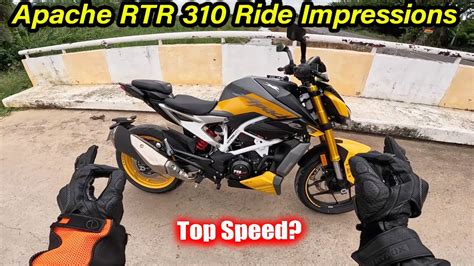 Apache RTR 310 Ride Impressions l Top Speed l Aayush ssm - YouTube