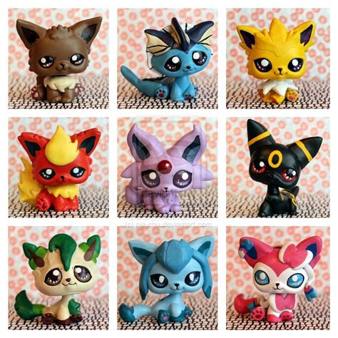 New Eeveelutions LPS customs! by pia-chu on DeviantArt | Custom lps, Lps pets, Lps toys