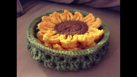 Annie’s Hook & Needle Club – Kit 8- A Basket of Sunflower Coasters ...