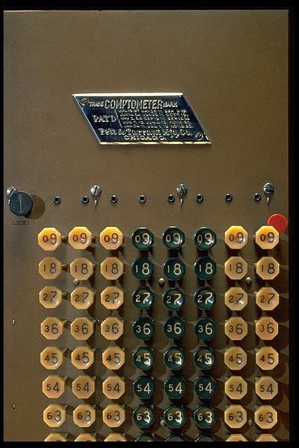 Comptometer Model J With Operator's Lock | National Museum of American History