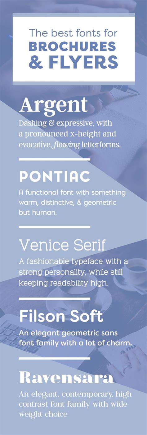 Best Fonts for Business Brochures and Flyers That Stand Out | Cool fonts, Brochure, Business ...