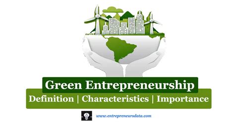 Green Entrepreneurship: Definition, Characteristics & Importance