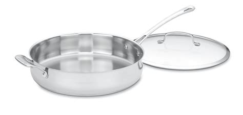 Which Is The Best 12 Inch Cuisinart Stainless Steel Saute Pan With Lid - Home Tech Future