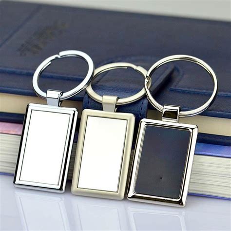 Bulk Blank Cheap Custom Die Cut Metal Keychains Maker - Metal Keychain