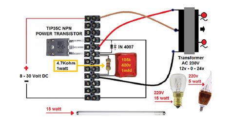 Simple Dc To Ac Circuit Diagram