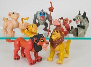 Disneys Lion King Toys Burger King 1994 Complete Set Simba Mufasa Nala ...