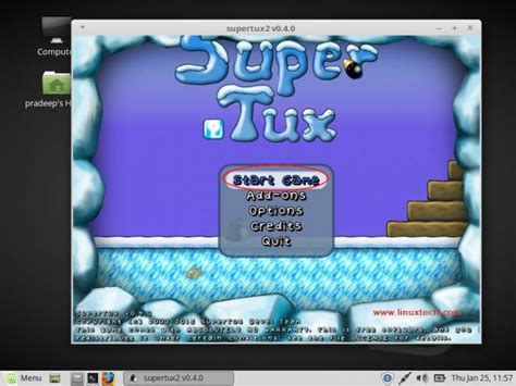 Install 'SuperTux 2' Game for Kids on Ubuntu 16.04 / Debian 9 / Linux Mint 18.03