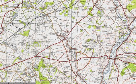 Historic Ordnance Survey Map of Middle Wallop, 1940