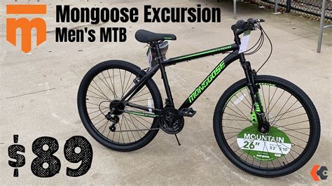 $89 Mongoose Excursion 26" Men's Mountain Bike at Walmart - YouTube