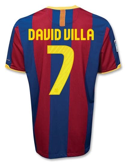 David Villa Barcelona Jersey | Football Kit News| New Soccer Jerseys