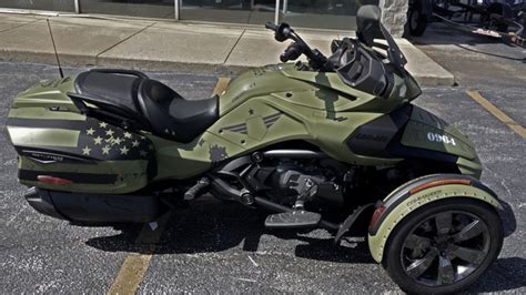 BRP Created a Custom Military Themed Can-Am Spyder for the Road Warrior ...