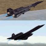 FS2002 - Lockheed-Martin SR-71a "BLACKBIRD" SR-71 - Flight Simulator 2002 Mod