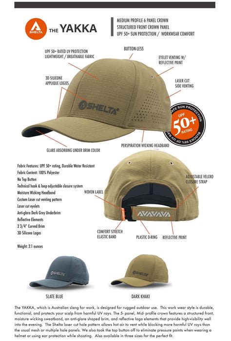 Shelta Cap Styles – Sheltahats