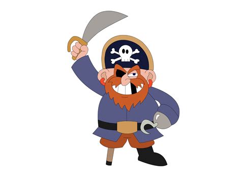 How to Draw a Cartoon Pirate: 13 Steps (with Pictures) - wikiHow