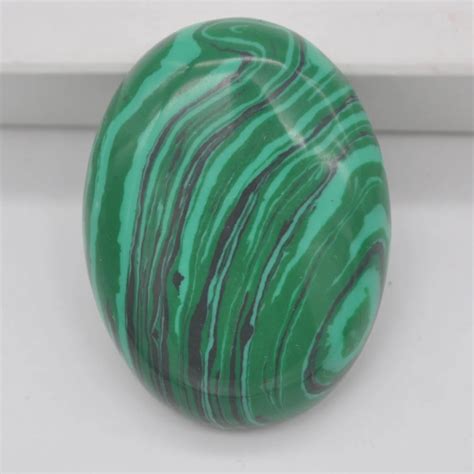 Aliexpress.com : Buy 40x30MM Green Malachite Stone Oval Cabochon CAB GEM Jewelry Making 1PCS ...