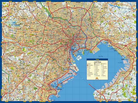 Tokyo City Street Map