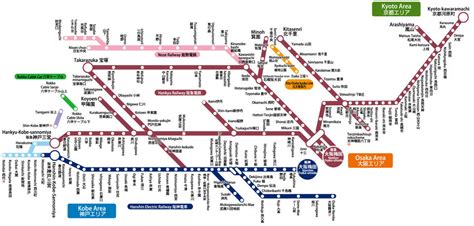 Hankyu Line Map